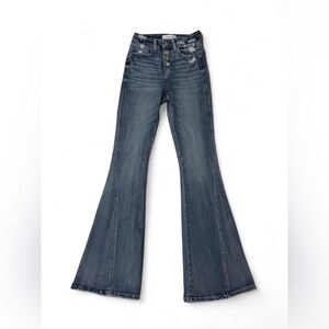 Flying Monkey Women's High Rise Flare Jeans